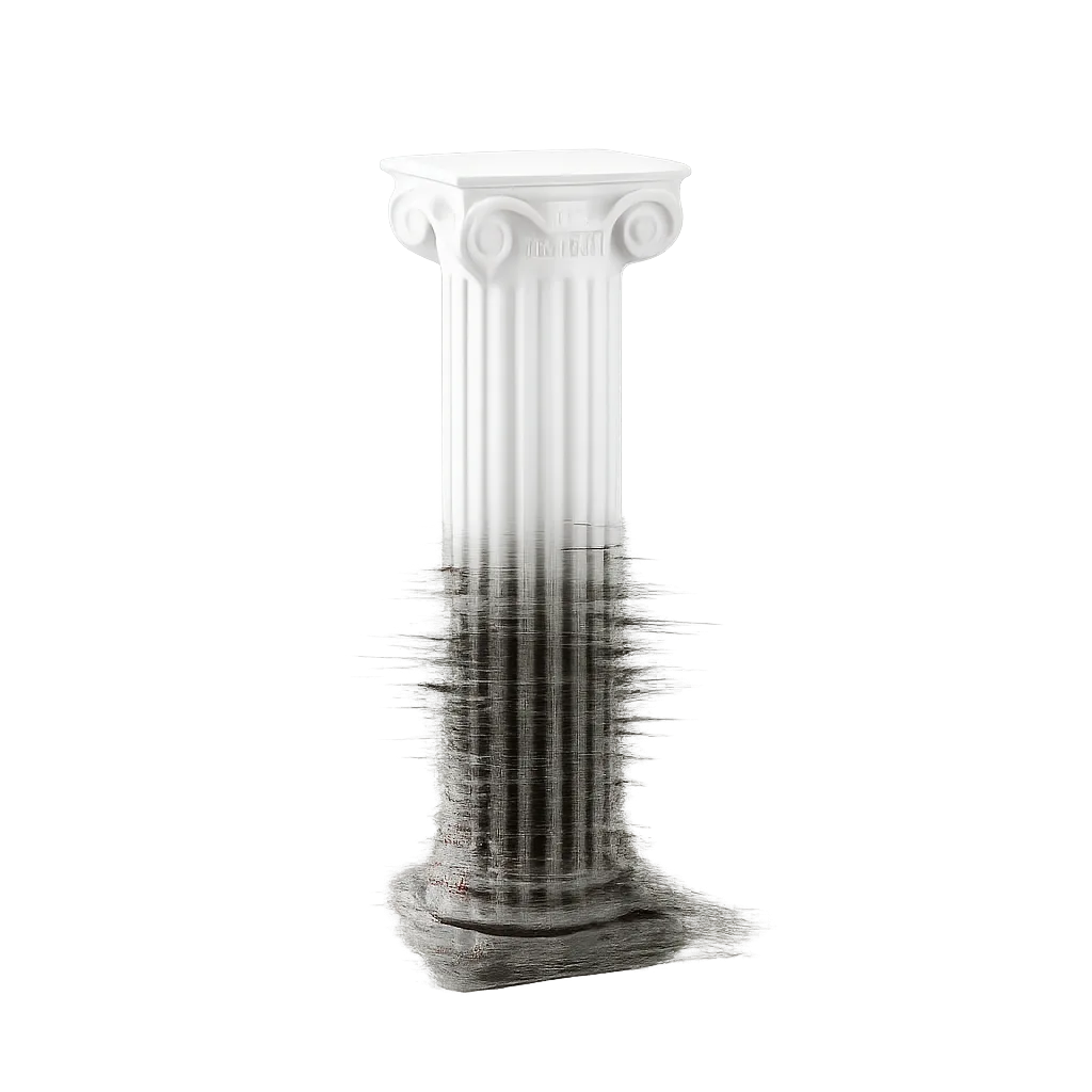 CYNQ Ventures pillar logo with glitch